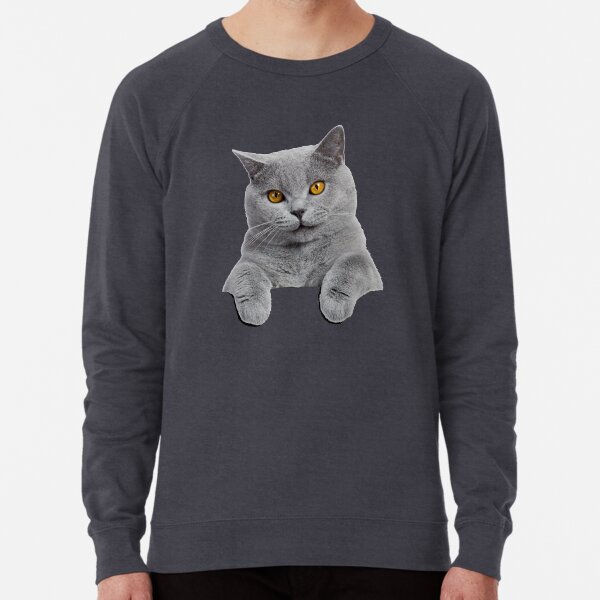 British Shorthair Cat Lightweight Sweatshirt