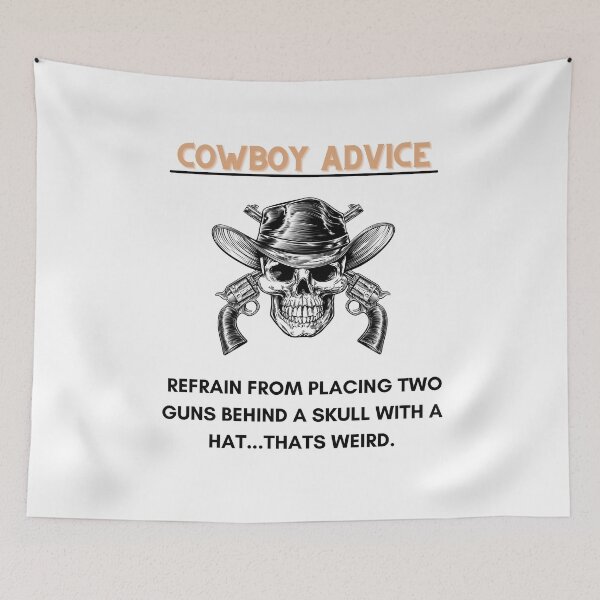 Item preview, Cow boy advice designed and sold by TheJojoman.
