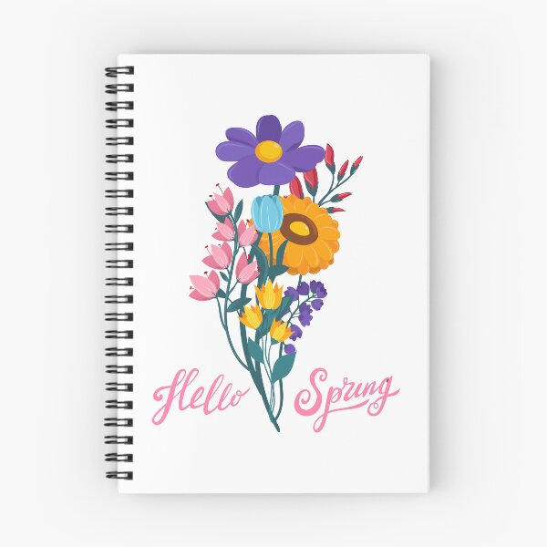 Item preview, hello spring beautiful flowers for spring season lovers designed and sold by beunique5.