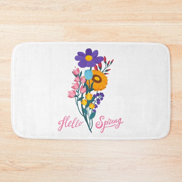 Item preview, hello spring beautiful flowers for spring season lovers designed and sold by beunique5.