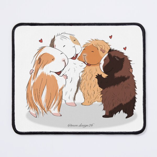 Item preview, Guinea Pig Family - Group Hug designed and sold by mondesign26.