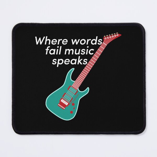 Item preview, Where words fail music speaks pop culture designed and sold by CoolArtByMboya.