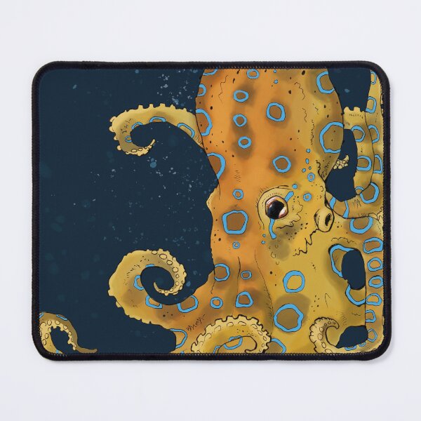 Artikel-Vorschau von Blauer Ring Oktopus, designt und verkauft von FyreLyte.