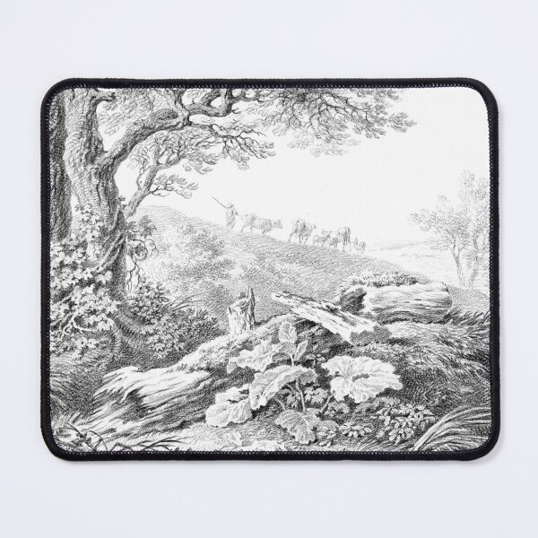Item preview, Peaceful country meadow in the summer illustration designed and sold by Grounds-Keeper.