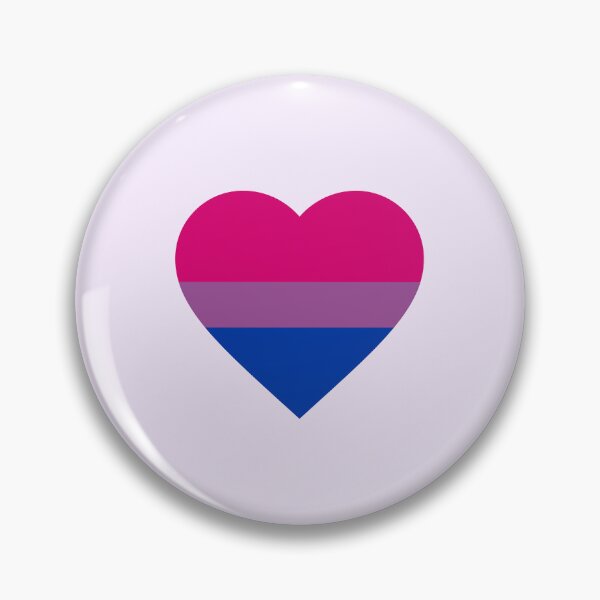 Item preview, Bisexual Pride heart designed and sold by House Sparrow.