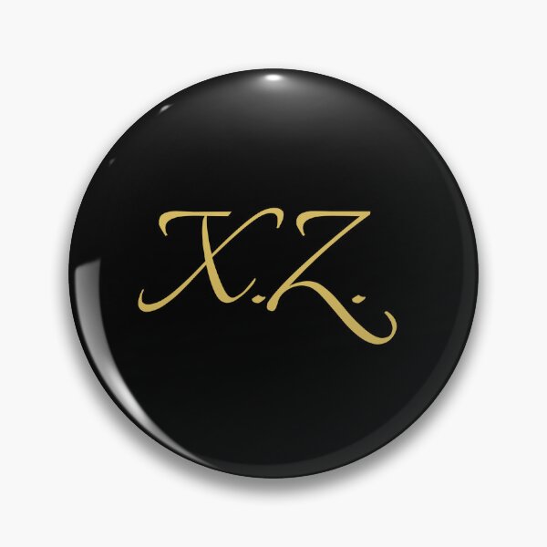 Item preview, XZ Initials | Gold Lettering | Personalised Gifts designed and sold by Avo And Sriracha.