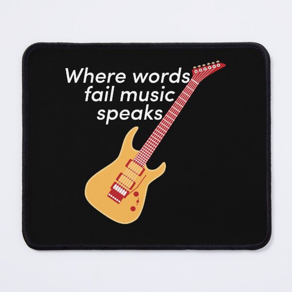 Item preview, Where words fail music speaks pop culture designed and sold by CoolArtByMboya.