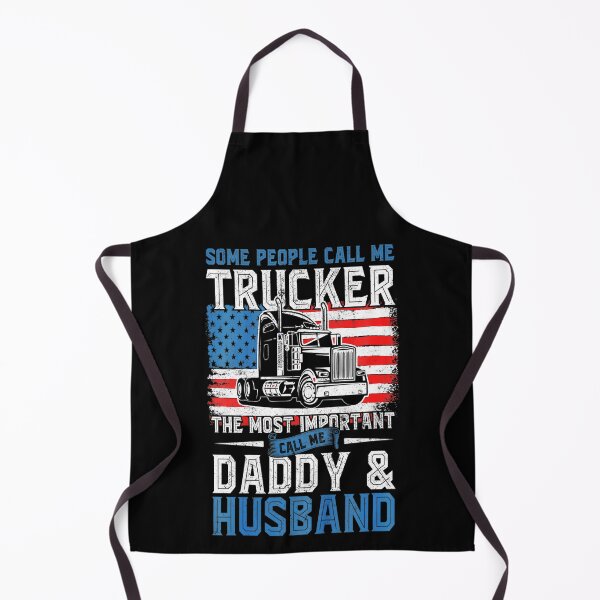Item preview, Some peaple call me Trucker the most important call me daddy and husband - for Truck driver lovers designed and sold by TeesLina.