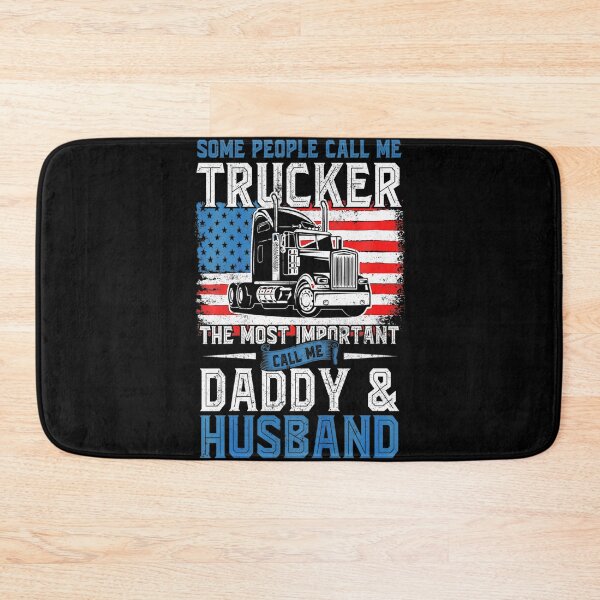 Item preview, Some peaple call me Trucker the most important call me daddy and husband - for Truck driver lovers designed and sold by TeesLina.