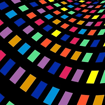 Artwork thumbnail, Colorful Abstract Pattern by AnnoyedMouse
