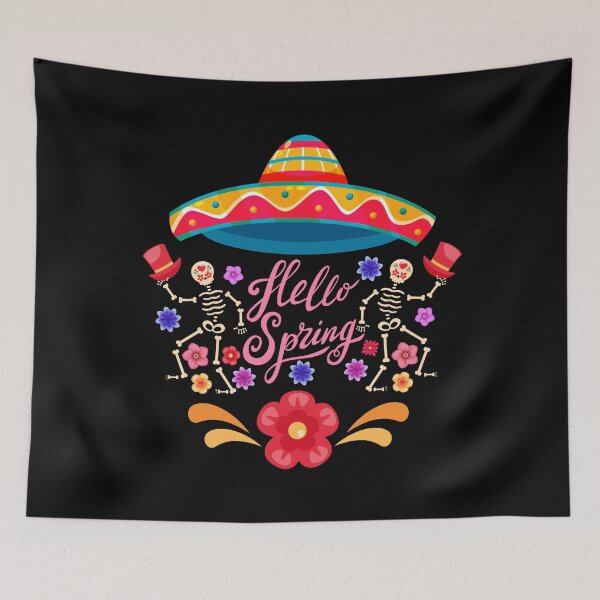 Item preview, hello spring beautiful flowers for spring season lovers designed and sold by beunique5.