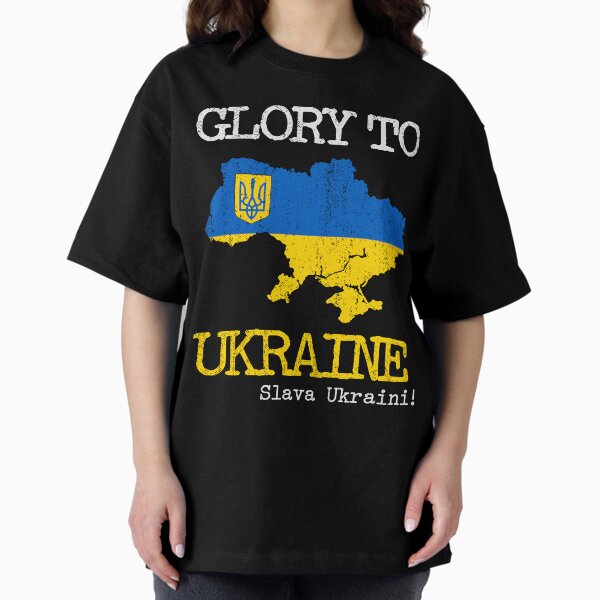 Item preview, Glory To Ukraine Slava Ukraini Ukrainian Flag designed and sold by pixeljamz.