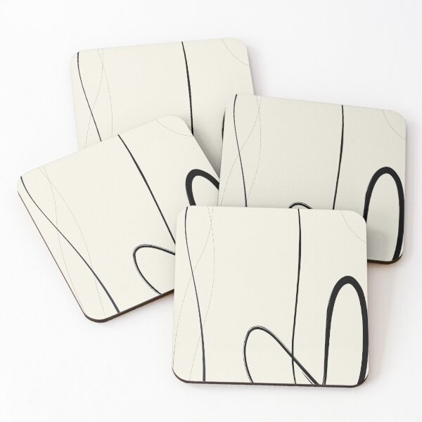 Item preview, Abstract hand-drawn sketch the contours of modern contemporary boho elements isolated home wall decor simple. designed and sold by Momixzaaa.