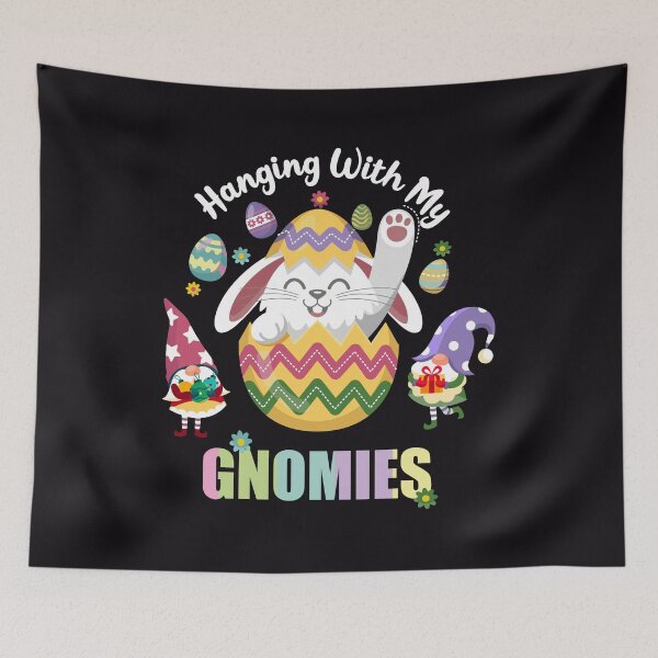 Item preview, Hanging with my Gnomies Happy Easter Day Gift Bunny & Eggs For Boys & Girls, Toddlers,women,men designed and sold by YADESING.