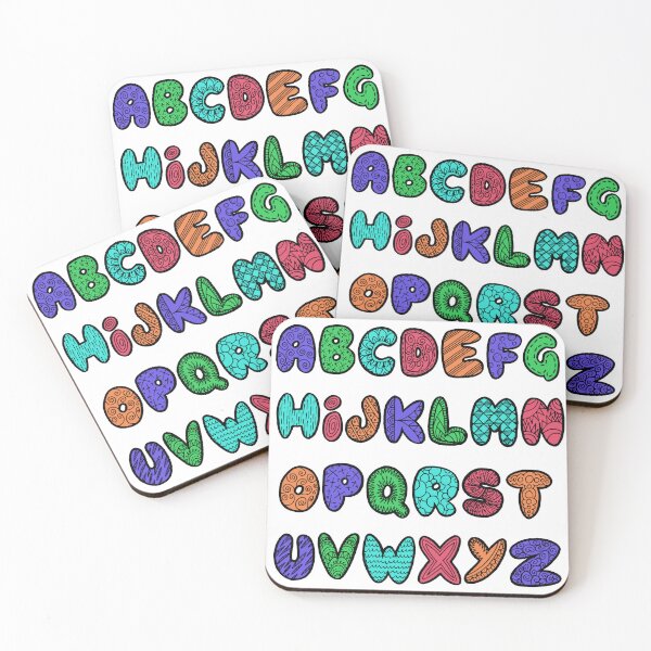 Item preview, Colorful Rainbow Alphabet  designed and sold by ontheoutside.
