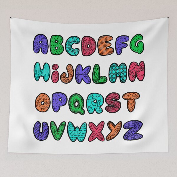 Item preview, Colorful Rainbow Alphabet  designed and sold by ontheoutside.