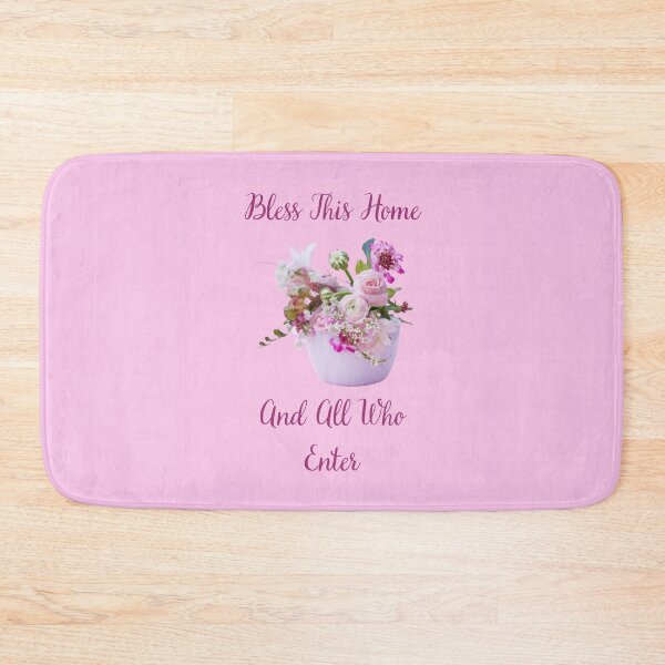 Item preview, Positive Bless This Home And Those Who Enter Flower Bouquet Picture designed and sold by debmund.