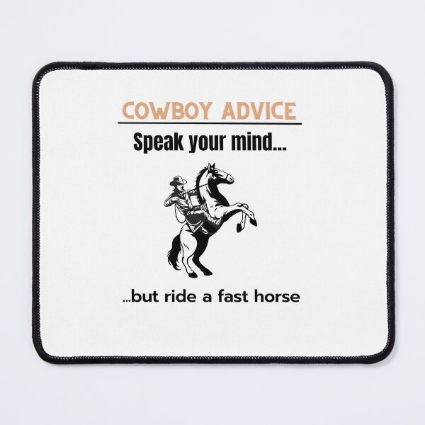 Item preview, Cowboy advice 2 designed and sold by TheJojoman.