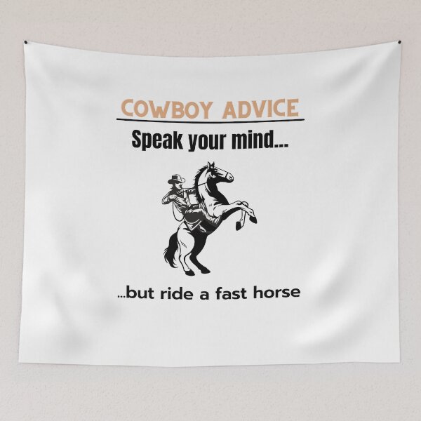 Item preview, Cowboy advice 2 designed and sold by TheJojoman.