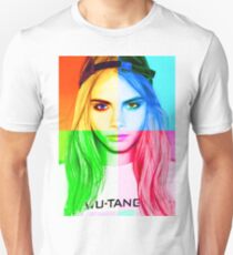 Cara Delevingne pencil portrait 3 Unisex T-Shirt