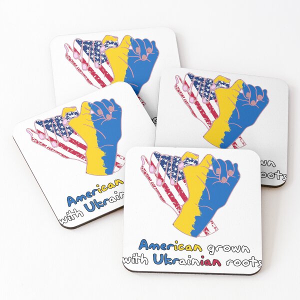 Item preview, american grown with ukrainian roots flag however, I stand with ukrainian designed and sold by Quote Frame.