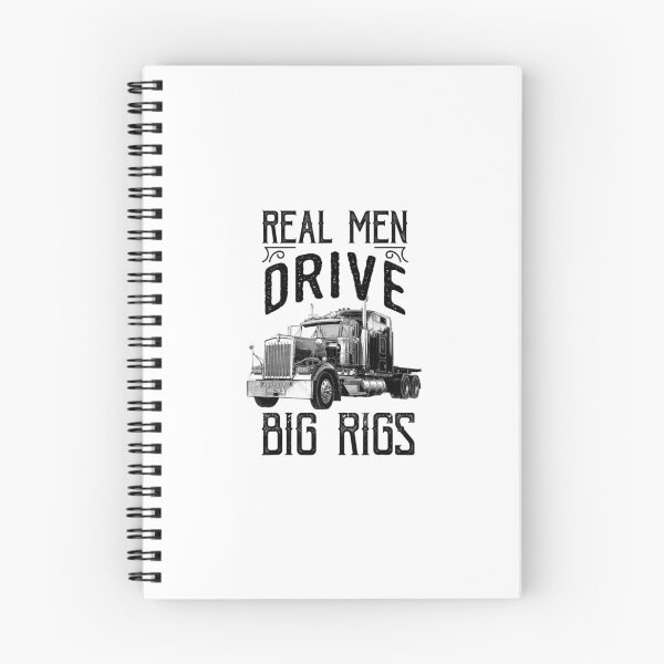 Item preview, Real men driver big Rigs - for Truck driver lovers designed and sold by TeesLina.