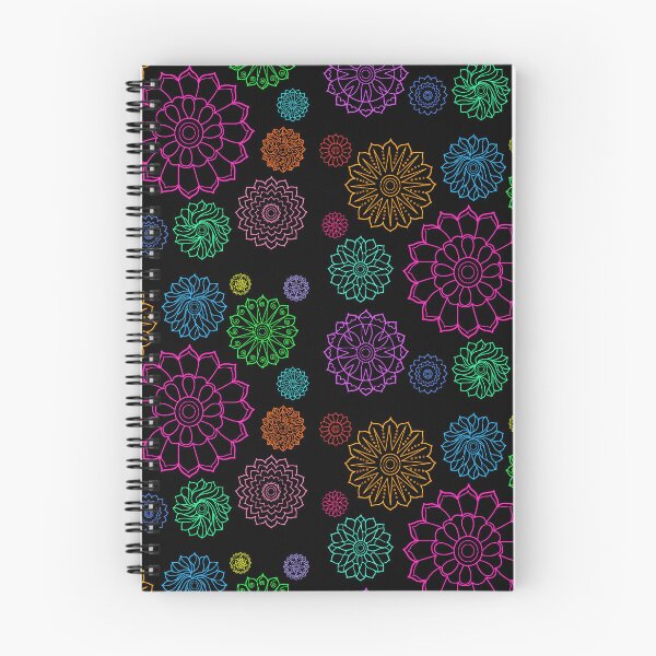 Item preview, Colorful Groovy Flower Pattern Outline designed and sold by Deborah Camp.