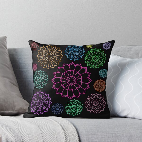 Item preview, Colorful Groovy Flower Pattern Outline designed and sold by Deborah Camp.
