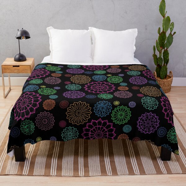 Item preview, Colorful Groovy Flower Pattern Outline designed and sold by Deborah Camp.