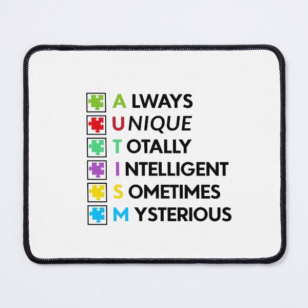 Item preview, Autism: Always Unique Totally Intelligent Sometimes Mysterious. designed and sold by SpringPetals.