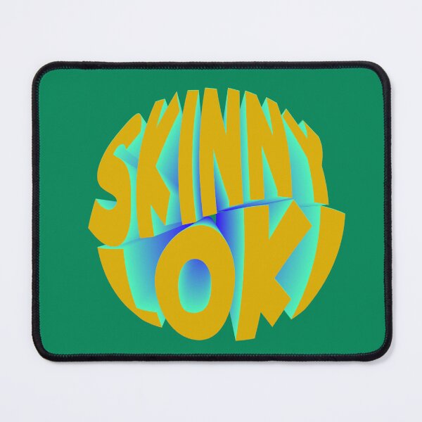 Item preview, Skinny - Wonky Logo Yellow/teal/green designed and sold by Nerd-Herd-Team.