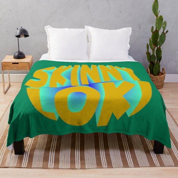 Item preview, Skinny - Wonky Logo Yellow/teal/green designed and sold by Nerd-Herd-Team.