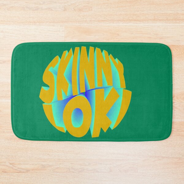 Item preview, Skinny - Wonky Logo Yellow/teal/green designed and sold by Nerd-Herd-Team.