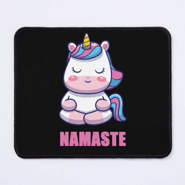Item preview, UNICORN NAMASTE YOGA CUTE designed and sold by limos.