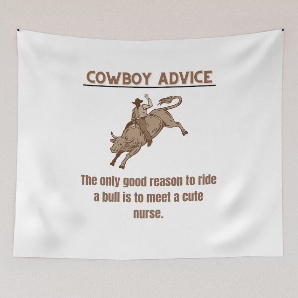 Item preview, Cowboy advice no 47282873838 designed and sold by TheJojoman.