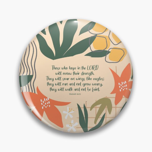 Item preview, Hope in the Lord Scripture, Isaiah 40:31 designed and sold by StudioCitrine.