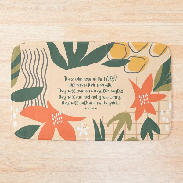 Item preview, Hope in the Lord Scripture, Isaiah 40:31 designed and sold by StudioCitrine.