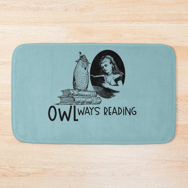 Item preview, Owlways Reading, Retro Owl with Books is Gift for Book lover and Birthdays, Winterowl designed and sold by DiensDesign.