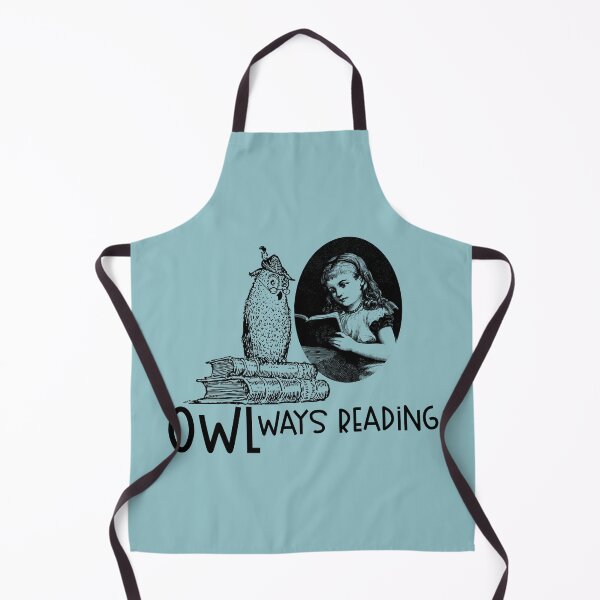 Item preview, Owlways Reading, Retro Owl with Books is Gift for Book lover and Birthdays, Winterowl designed and sold by DiensDesign.