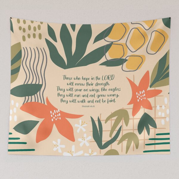 Item preview, Hope in the Lord Scripture, Isaiah 40:31 designed and sold by StudioCitrine.