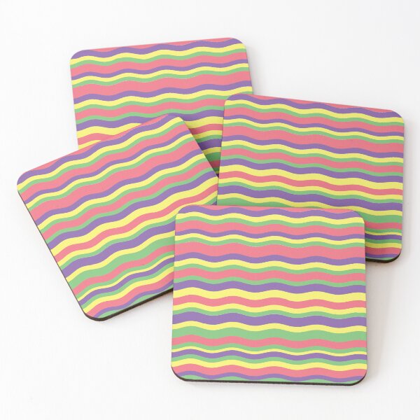 Item preview, Colorful wavy stripes designed and sold by perlphoto.