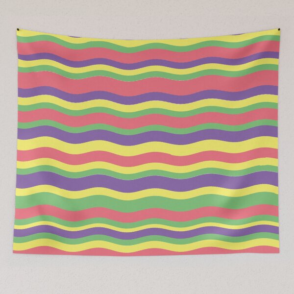 Item preview, Colorful wavy stripes designed and sold by perlphoto.
