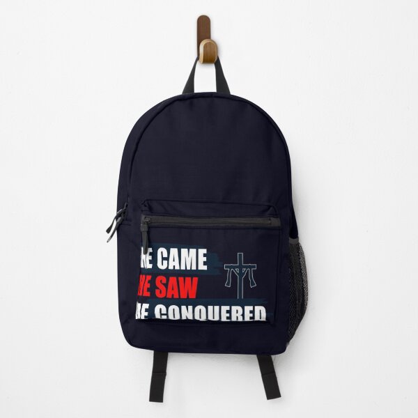 Item preview, He came He saw He conquered designed and sold by Feline Rockstars.
