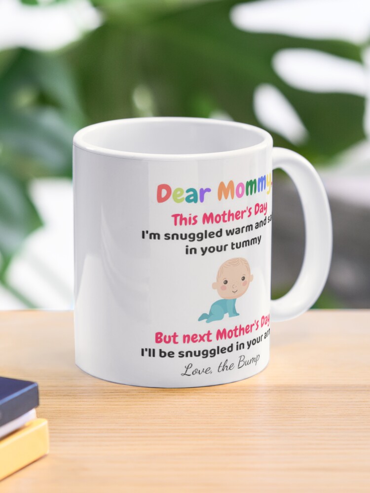 Personalized 1st Mother Day Gift for New Mom, I Know I'm Just a Little  Bump Mug