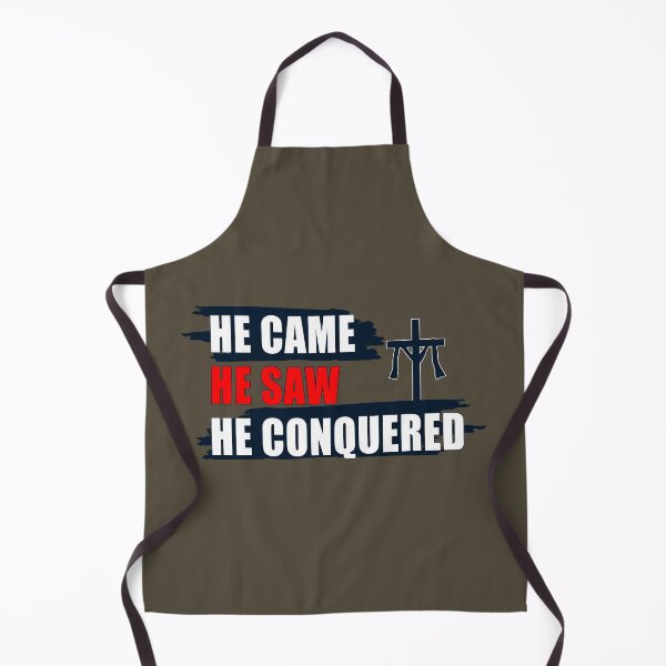 Item preview, He came He saw He conquered designed and sold by Feline Rockstars.