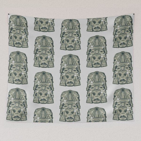 Item preview, Aztec mask face #2 designed and sold by GreekTavern1979.