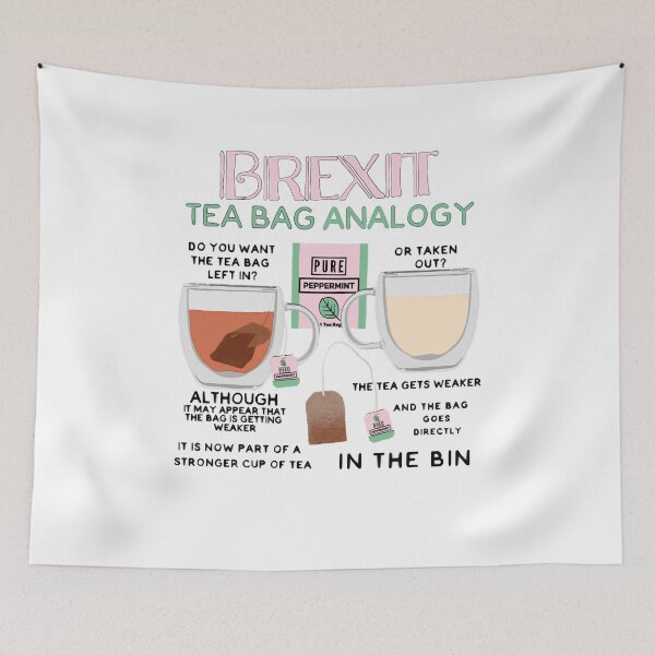 Item preview, Men Women Brexit Tea Bag Analogy James Acaster Funny Men Fan designed and sold by SydniCollier56.