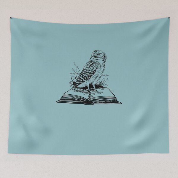Item preview, Owlways Reading, Retro Owl with Books is Gift for Book lover and Birthdays, Winterowl designed and sold by DiensDesign.
