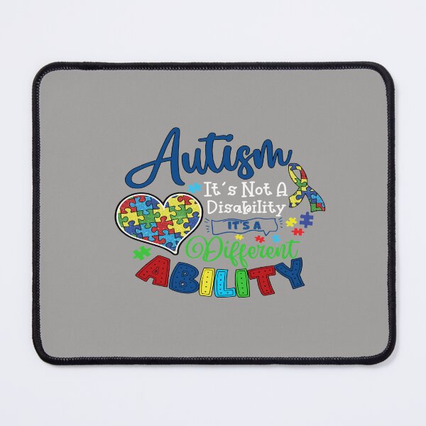 Item preview,  Autism, it's not a Disability, it's a Different Ability. World Autism Awareness Day , April 2 designed and sold by SpringPetals.