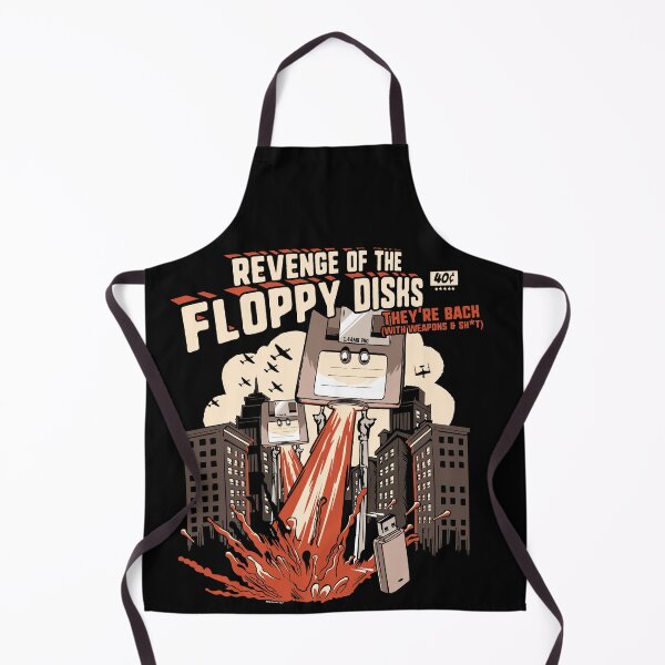 Item preview, Attack of the Floppy Disks Geeky designed and sold by Nerd Shizzle.